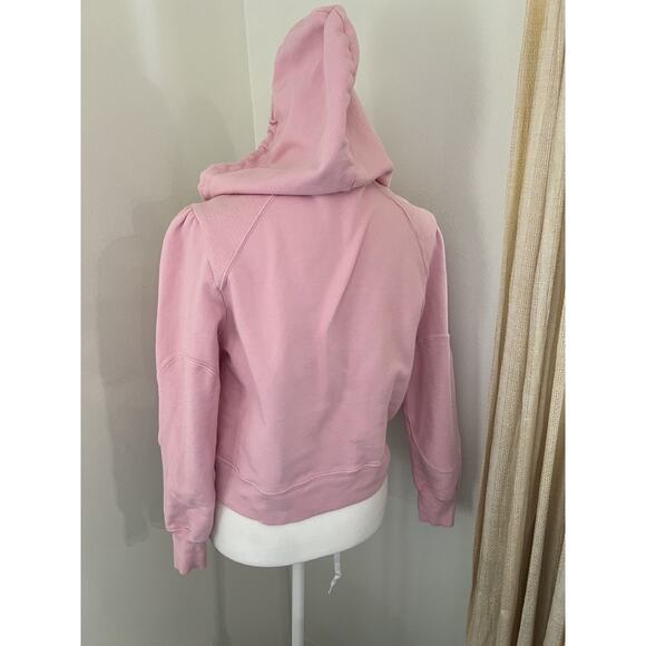 LoveShackFancy Kirby Hoodie Pink Sweatshirt Size XS cropped - Picture 4 of 9